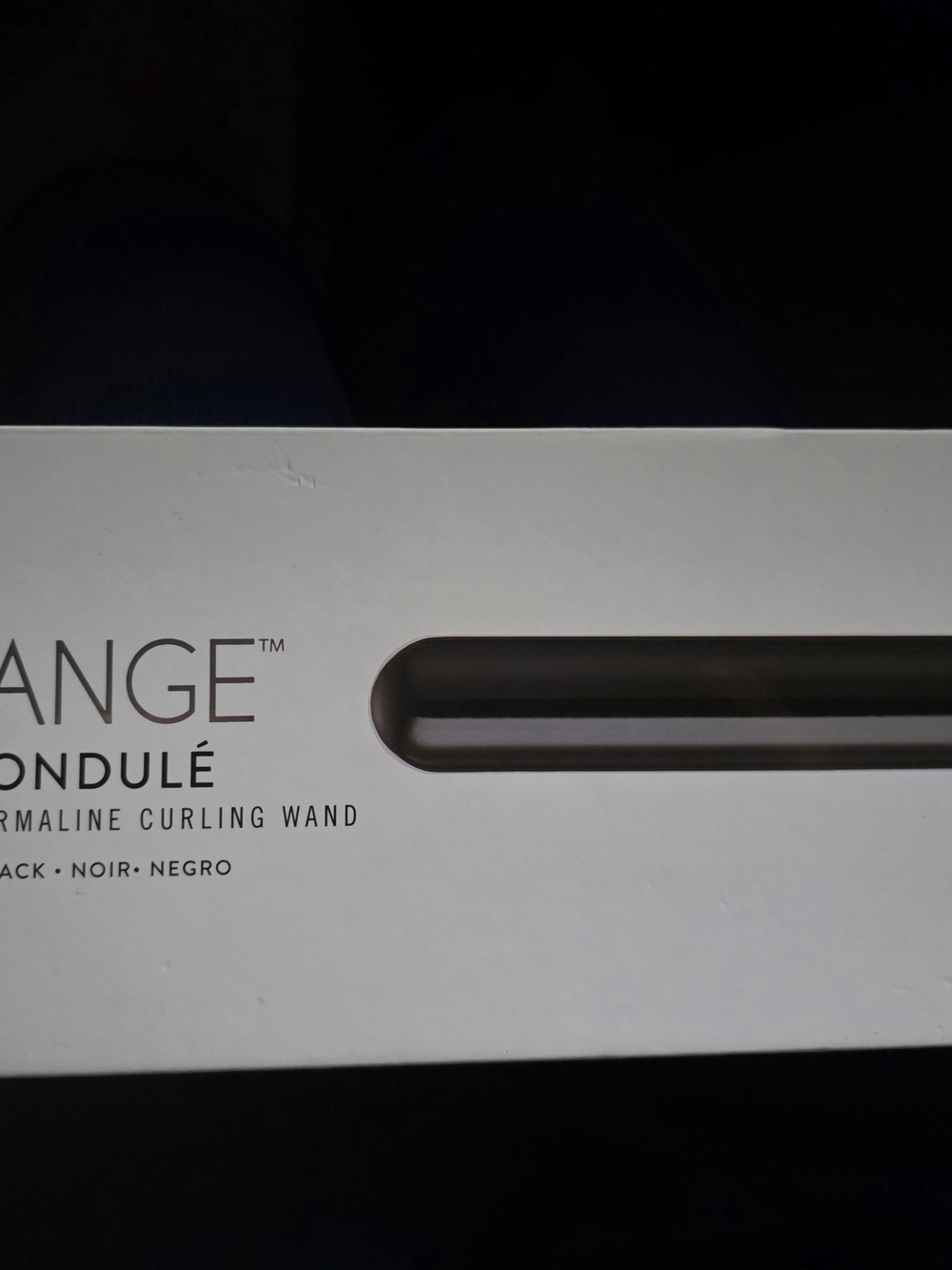 Lange Black 25mm Tourmaline  Curling Wand - Smooth Professional Styling